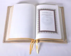 Kualitas tinggi kitab suci/Quran suci/buku agama kustom cetakan grosir pembungkus Buku Injil cetak
