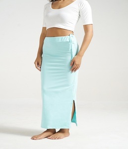 Jupon gainant en polyester pour femme, coupe sirène, effet amincissant, extensible, pour tenue sari ou lehenga - Product Image 1
