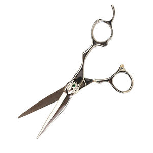 Ciseaux de barbier de 6 pouces, lames aiguisées en acier inoxydable, finition miroir, pour la coupe de cheveux, usage professionnel en salon. - Product Image 6