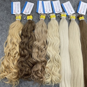 Super promotion : Extensions de cheveux humains vietnamiens naturels ondulés, couleur tendance, super soyeux, sans nœuds, sans perte, prêts à être expédiés - Product Image 2
