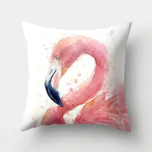 Beach Christmas Throw Pillow Covers Coastal Pillowcase Santa Decoration Holiday Home Decor Xmas Cotton SuperSoft Flamingo Throw