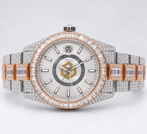 Luxury Stainless Steel Moissanite Diamond Iced Out <b>Watch</b> Men Women Fashion Wristwatch - Product Image 4