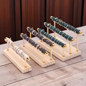 Metal Wooden Base Bangles Bracelet Ring And Watch Display Stand Perfect <b>For</b> <b>Dressing</b> <b>Table</b> Organization Wholesale From India - Product Image 1