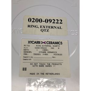 AMAT 0200-09222 XYCARB <b>CERAMICS</b> <b>RING</b>, EXTERNAL - Trusted Global Legacy Semiconductor Equipment and Parts at - Product Image 6