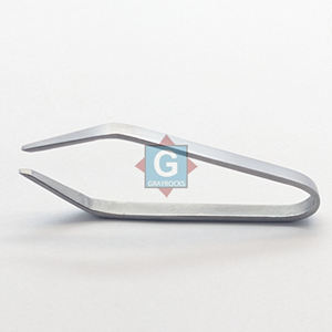 Pince à épiler miniatures en acier inoxydable de qualité industrielle, 6,5 cm, outils de précision pour petits flacons et composants délicats - Product Image 1