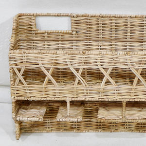 Artex Dong Thap Artesanía Natural Hecho a Mano Seagrass Cuerda Cestas de Almacenamiento Agua Seca Jacinto Tejido - Product Image 2