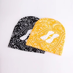 Wholesale Designer Knit <b>Winter</b> Hat Warm Shiny Custom Logo Soft Jacquard Rhinestone Skull <b>Cap</b> Character Design for Unisex Travel - Product Image 2