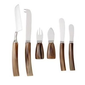 <b>Laguiole</b> 3-Piece <b>Cheese</b> <b>Knife</b> Set with Wooden Handles and Presentation Box - Product Image 5