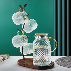 Công Suất Lớn Cao Borosilicate Ấm Đun Nước Thủy Tinh Ấm Trà Thủy Tinh Sữa Bình Chịu Nhiệt Cốc Thủy Tinh Với Nắp Thép Không Gỉ - Product Image 4