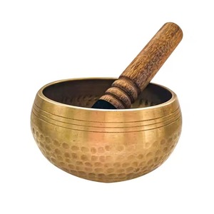 Cuenco de metal artesanal hecho a mano para meditación, terapia, yoga, sanación y uso espiritual. - Product Image 4