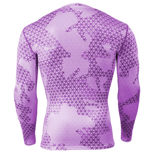 Rashguard en tissu style sport, facile à laver, séchage rapide, design simple, look moderne, tenue sportive, sublimation. - Product Image 4