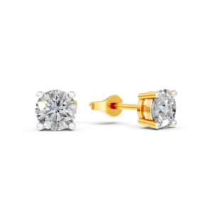 Boucles d'oreilles en or massif 14K 9K 10K 18K avec diamants de laboratoire certifiés IGI, fabricant de bijoux fins éthiques RJC ODM OEM, vente en gros EA501966 - Product Image 3