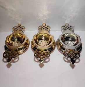 Handmade Brass Tea Strainer For Loose Leaf Tea Brewing Premium Quality Brass Tea Strainer For Daily Kitchen Use at low price - Product Image 2