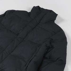 Veste matelassée imperméable pour homme en gros personnalisée avec col montant, broderie logo sur le devant, à capuche par Antom Enterprises - Product Image 4