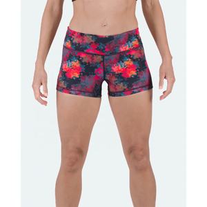 High Quality Wholesale <b>Women's</b> Gym Running Workout Sublimation Booty <b>Shorts</b> Breathable Streetwear with Pattern Decoration - Product Image 3