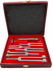 Juego de 5 diapasones médicos - Instrumentos de diagnóstico quirúrgico + LÁMPARA DE MANO GRATUITA - Product Image 1