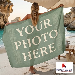 Custom Hawaiian Printed Beach Sarong Pareo <b>Tropical</b> Resort Wear Swim Cover Up OEM ODM Fabric Manufacturer Supplier India - Product Image 6