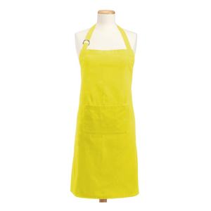 Delantal de Chef sin mangas de lona de algodón orgánico 100%, logotipo personalizado impreso, accesorio de cocina de poliéster impermeable negro - Product Image 1