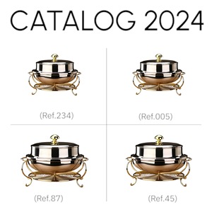 หม้อตุ๋นเคลือบทองและเงินสุดหรู เหมาะสำหรับอุ่นอาหาร จัดบุฟเฟ่ต์ จัดงานเลี้ยง และใช้ในงานจัดเลี้ยง จากประเทศอินเดีย - Product Image 4