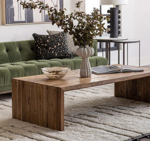 2024 Venta caliente muebles de sala de estar de lujo moderno mesa de centro de madera para oficina en casa - Product Image 1