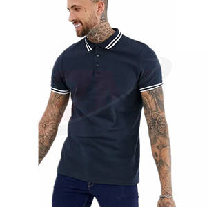 Nuevas llegadas de camisetas polo de marcas de calidad con logotipo personalizado bordado, tejido piqué, venta al por mayor, camiseta polo unisex. - Product Image 4