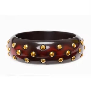 Bracelet en bois naturel fait à la main, bijoux écologiques, accessoire de mode pour femmes et filles - Product Image 6