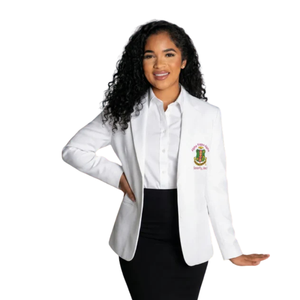 Blazer brodé haut de gamme pour femme – Veste classique sport chic, idéale pour le bureau et les occasions décontractées - Product Image 2