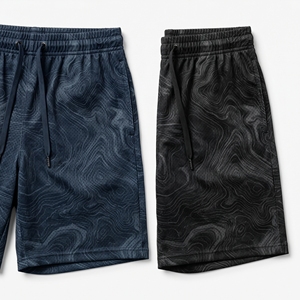 Shorts de sport pour hommes avec motif circuit imprimé cyberpunk, sublimation, pour l'entraînement au basketball - Product Image 6