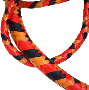 Látigos de Montar a Caballo de Alta Calidad, Látigo de Entrenamiento de Cuero con Malla, Resistente, Hecho a Mano, con Soporte para el Vientre, Estándar Internacional - Product Image 3