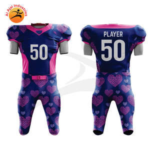 Maillot de football américain unisexe le plus vendu, uniformes de football américain personnalisés pour les jeunes et les adultes - Product Image 4