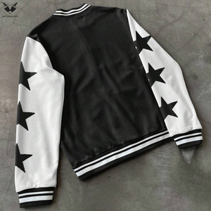 Chaqueta Varsity Moderna para Hombre, con Parches de Color en Contraste, Bordado, Estilo Urbano, Chaqueta Bomber de Alta Calidad, Chaqueta de Béisbol - Product Image 2