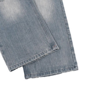 Nouveau pantalon ample rétro personnalisé pour homme, jean baggy en denim avec logo personnalisé, broderie 3D, jean délavé et vieilli Wantage - Product Image 4