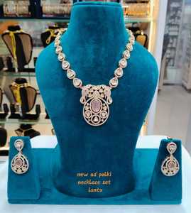 Wholesale High Quality New Vintage Copper Gold Plated Crystal Bridal Jewelry <b>Set</b> Long Mala Necklace Earrings Maang Wedding Gift - Product Image 1