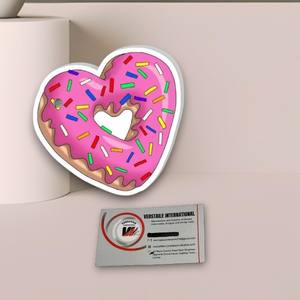 Placas Acrílicas Magnéticas Personalizadas para Extensión de Pestañas con Diseños de Donut, San Valentín, Mariposa, Corazón, Cuadrado y Flor, Ecológicas y de Belleza - Product Image 4
