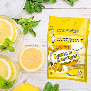 Listo Stock HALAL Limón Tastimint Tableta sin azúcar Candy Mint Flavored Lozenges Bag - Product Image 1