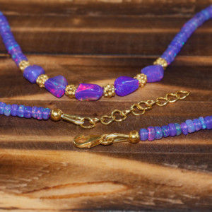 Tumble with Beads <b>Necklace</b> for Women Handmade Tumble Beads <b>Necklace</b> Jewelry Natural Stone Tumble with Beads <b>Necklace</b> - Product Image 4