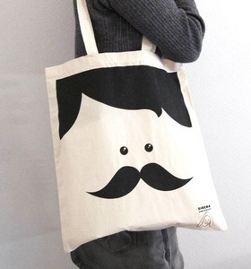 Sac fourre-tout en toile à motif géométrique, taille moyenne, avec bandoulière, pour le shopping, l'usage quotidien et les voyages - Product Image 2