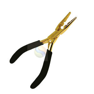 Kit d'outils pour extensions de cheveux nouées à la main – Pince à perles et aiguilles professionnelles, personnalisable avec étui en cuir - Product Image 1