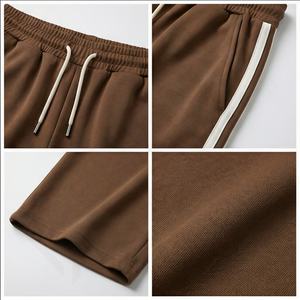 Luxe Qualité Vintage Pantalon Jogger Coton Baggy Pierre Lavé Flare Pantalon De Survêtement Délavé Lavage À L'acide Large Jambe Rayure Pantalon De Survêtement Hommes - Product Image 4