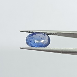 Zafiro azul ovalado natural de 4.79 quilates de Sri Lanka, piedras preciosas sueltas para la fabricación de joyas y anillos BSOH-52 - Product Image 4