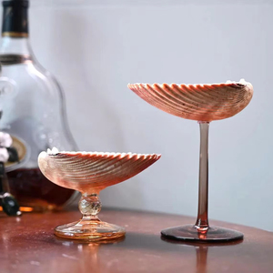 แก้วไวน์เปลือกหอยทำมือ เหมาะสำหรับงานแต่งงานริมชายหาดและค็อกเทล แก้วเปลือกหอยสุดหรู แก้วแชมเปญเปลือกหอย - Product Image 1