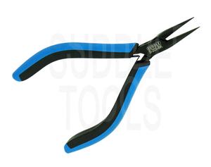 Alicates de punta fina de 115 mm, negros, para bricolaje, con mordazas semicirculares, para relojería, joyería y fabricación de joyas, herramientas D - Product Image 3