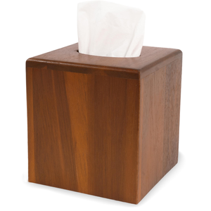 Elegant Handmade Wooden Square <b>Cube</b> Tissue Dispenser & Napkin Holder for Home and Office <b>Table</b> Use - Product Image 5