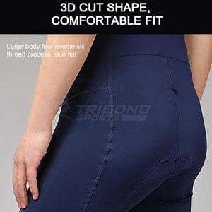 Pantalones de Ciclismo Premium con Tirantes, Tejido Elástico Transpirable, Acolchados, Cómodos para Ciclismo de Larga Distancia - Product Image 6
