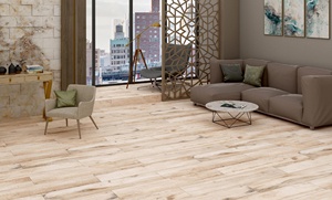 Royal Wood White 200x1200mm Azulejos de madera de porcelana mate 8x48 pulgadas-Proveedor de Zambia Tablones de piso de cerámica para exteriores - Product Image 2