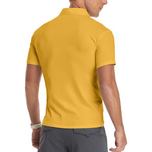 <b>Men's</b> High Quality Plain <b>T</b> <b>Shirt</b> Quick Dry Breathable Knitted Fabric with Custom Logo Printing Solid Pattern Zip Closure <b>T</b>-<b>Shirt</b> - Product Image 2