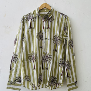 เสื้อเชิ้ตพิมพ์ลายดอกไม้สำหรับผู้หญิง สไตล์ลำลอง ผ้าฝ้ายเนื้อนุ่ม คอปกติดกระดุม ระบายอากาศได้ดี เหมาะสำหรับฤดูร้อน สีแดงขาว ลดราคา - Product Image 4