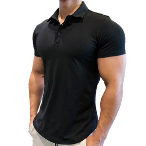 Camiseta Deportiva de Poliéster para Hombre, con Logotipo Bordado Personalizado en la Parte Delantera, de Secado Rápido, Uniforme de Golf de Alta Calidad, 180 Gramos - Product Image 1