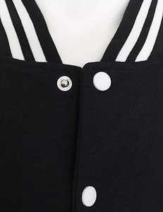 Chaqueta de Béisbol Personalizada Ville Sports con Diseño Bordado para Hombre, Chaqueta Varsity con Bloques de Color, Logotipo y Diseño Personalizados - Product Image 5