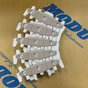 Convoyeur à chaîne à friction Modu hautement flexible ML2 CF 3S POM Pad, résistant aux produits chimiques, largeur 140 mm, vitesse 50 m/min, pour fournisseurs en gros - Product Image 5